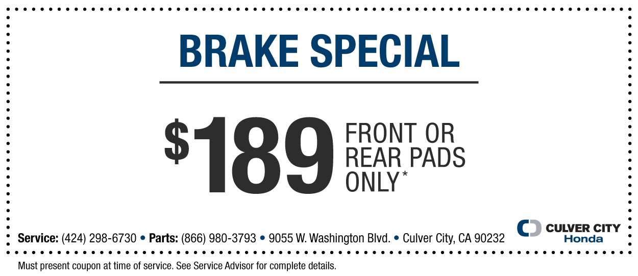Culver City Honda Service >> Brakes Culver City Honda Culver City Honda Service >> Brakes Culver City Honda
