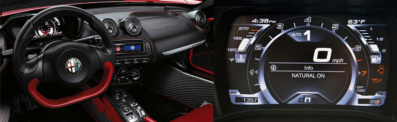 Alfa Romeo against the competition Interior