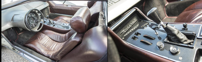 The Maserti Boomerang Interior