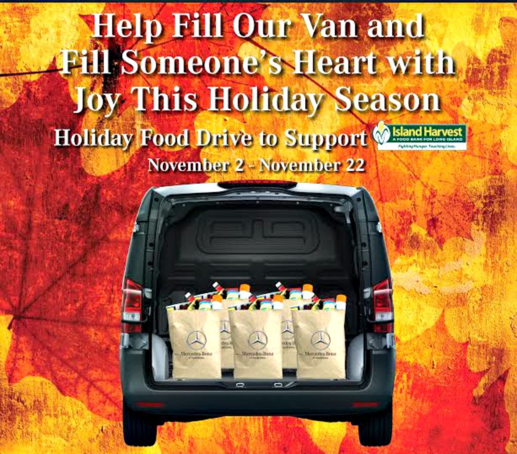 Holiday Food Drive | Mercedes-Benz of Smithtown