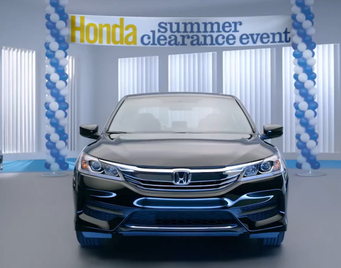 Honda Clearance Event