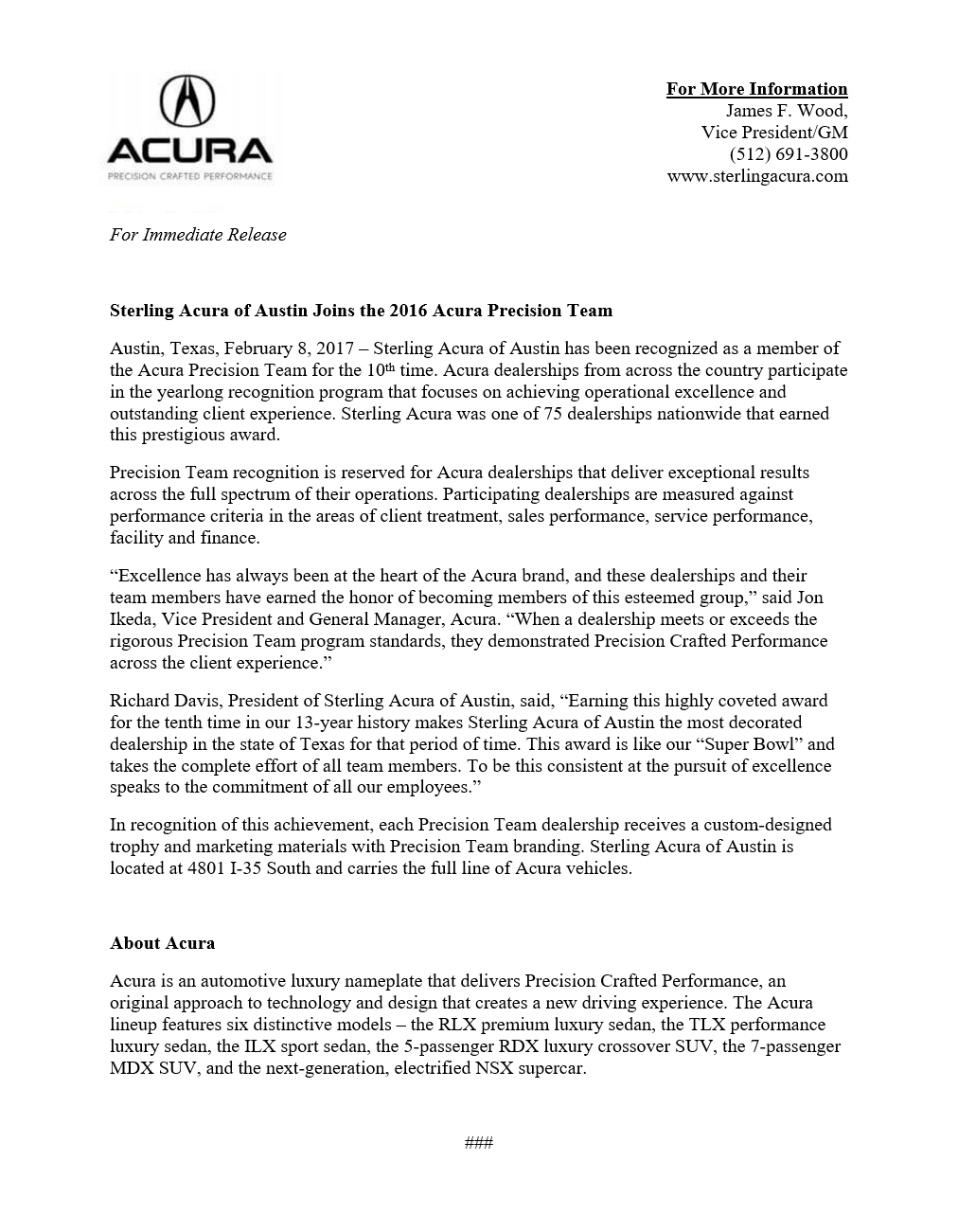 Award Letter